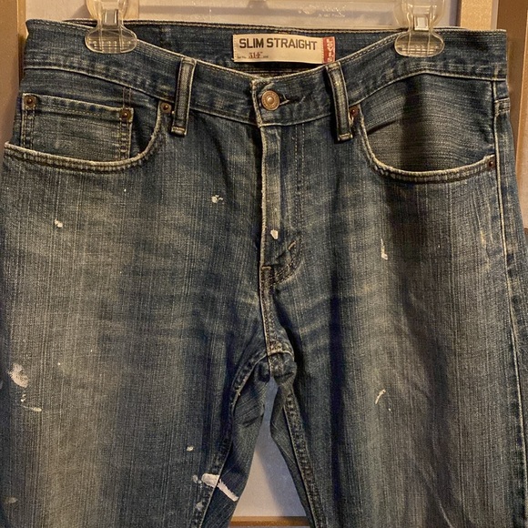 32x32 men’s jeans, Levi’s 514, paint splattered and nicely broken in - Picture 2 of 7